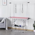 Adjustable Pet Grooming Table Storage Rack